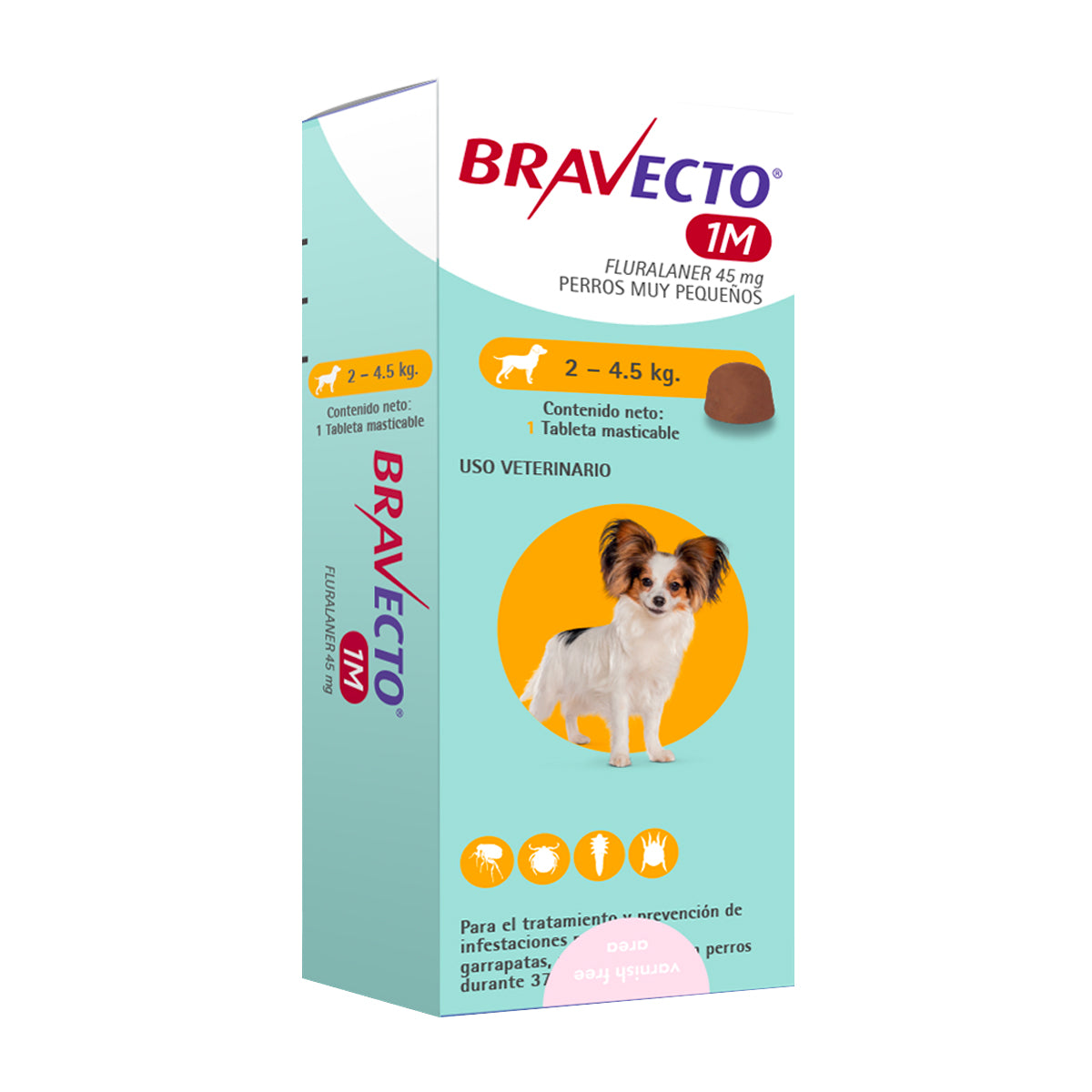 Bravecto 1 Mes 2-4.5 kg